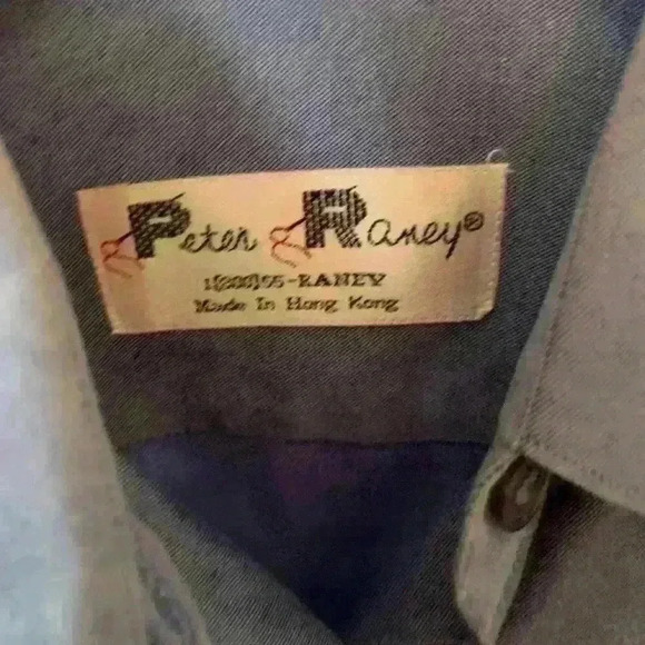 Peter Raney Blue Tuxedo Shirt - Picture 3 of 4